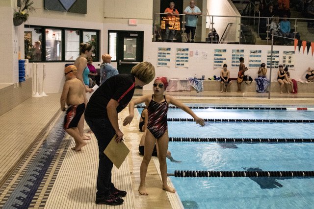 Coach Natalie gives some final instructions.